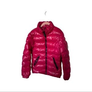 Moncler hot pink jacket size 10